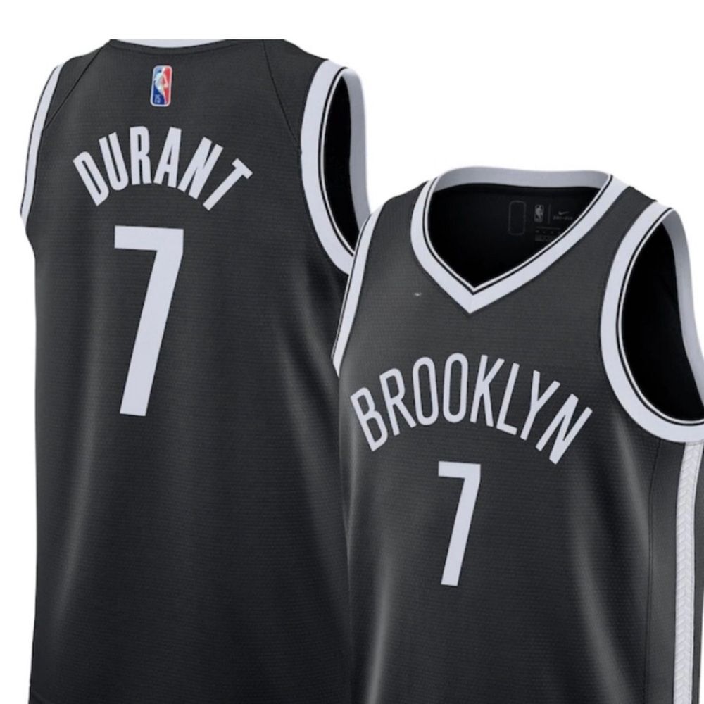 BROOKLYN NETS KEVIN DURANT JERSEY FANATICS, size large
